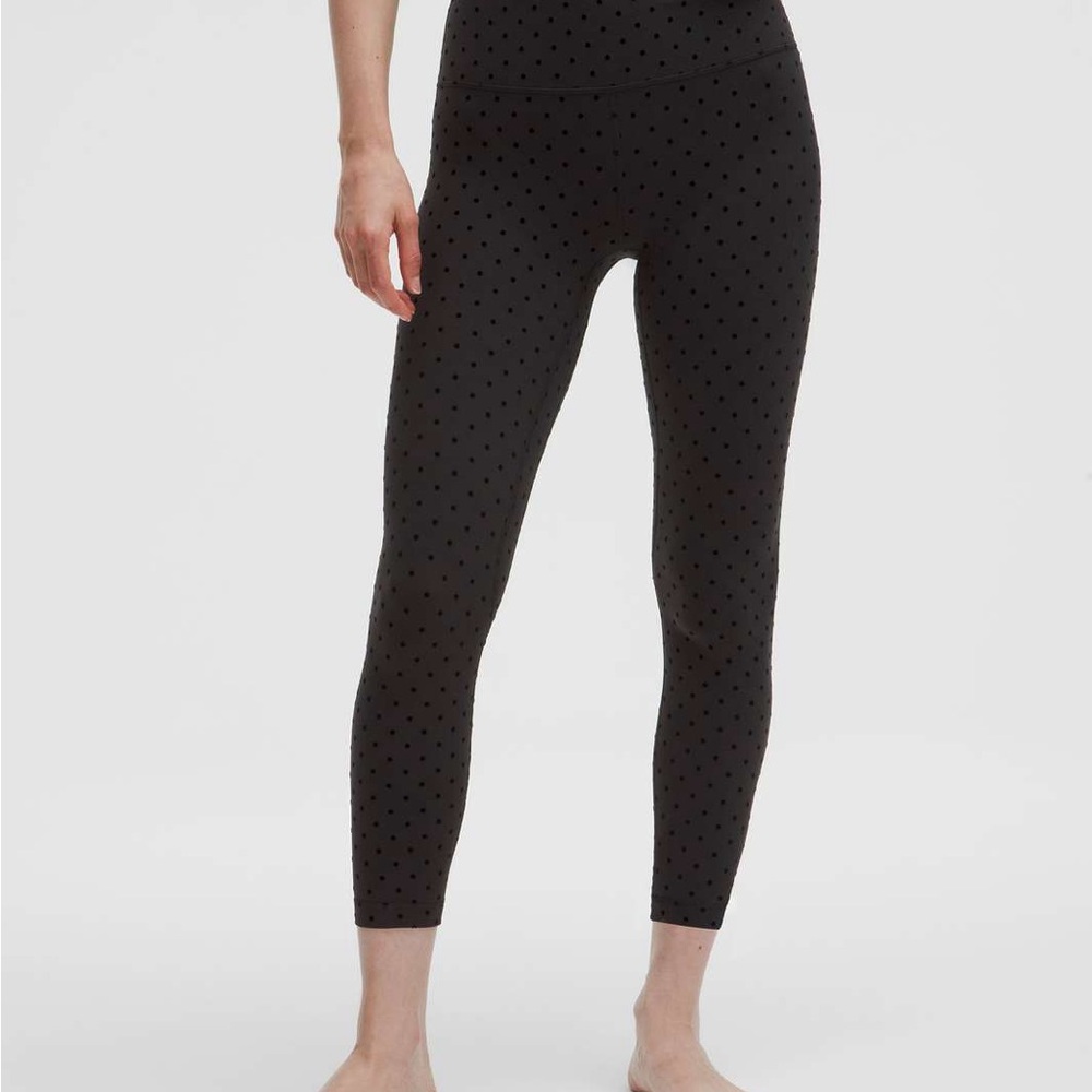 Lululemon Athletica Black Dot Leggings